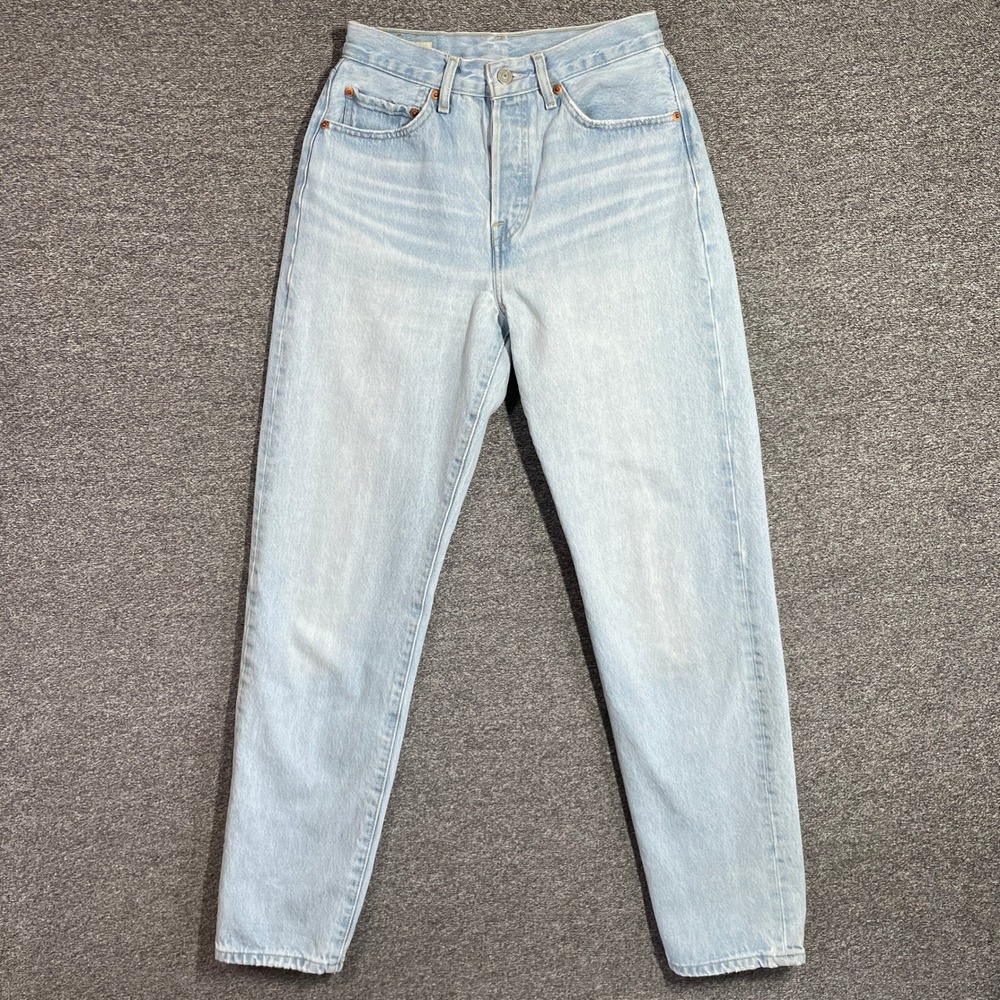 Levi's Premium 501 Jeans Original Fit Light Wash High Rise Button Fly W26 L31